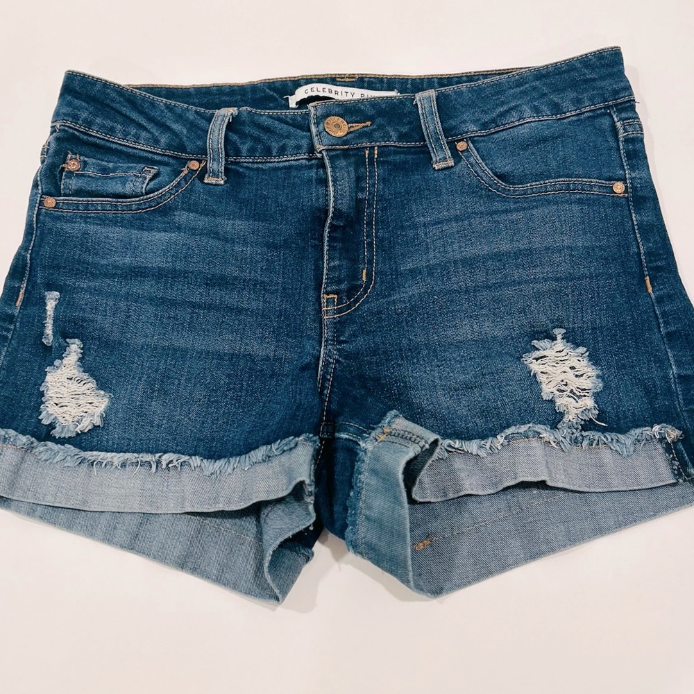 Celebrity Pink Jean Shorts